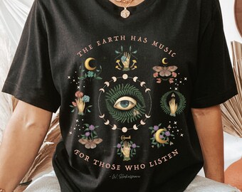 Maglietta Shakespeare Maglietta Poeta Maglietta Letteratura Magliette Libresche Maglietta Cottagecore Maglietta Dark Academia Maglietta Cottage Core Maglietta Occhio Malvagio