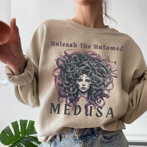 Medusa Snake Sweater Greek Mythology Greek Apparel Medusa Shirt Greek Goddess Medusa Costume Snake Hoodie Medusa Hoodie Dark Academia