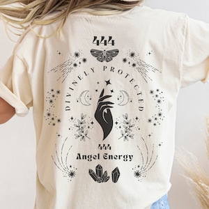 444 Angel Number Shirt Angel Numbers Shirt 444 Angel Number Angel Numbers Angel Aesthetic Spirituality Shirt Manifest Shirt Good Energy