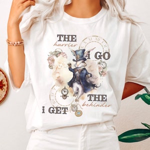 Vintage Alice Alice in Wonderland Shirt Book Shirt Bookish Things Alice in Wonderland Literary Shirt Mad Hatter Were All Mad Here Shirt