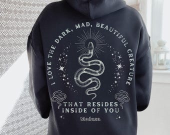 Felpa con cappuccio Medusa Felpa con cappuccio serpente Medusa Maglione serpente Mitologia greca Abbigliamento greco Maglietta Medusa Dea greca Costume Medusa Dark Academia