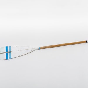Canoe Paddle, Decorative Oar, Hand Painted Wood Canoe Paddle, Sports Room Decor, Nautical Decor, Sailing Decor Wall Art, FREE SHIPPING