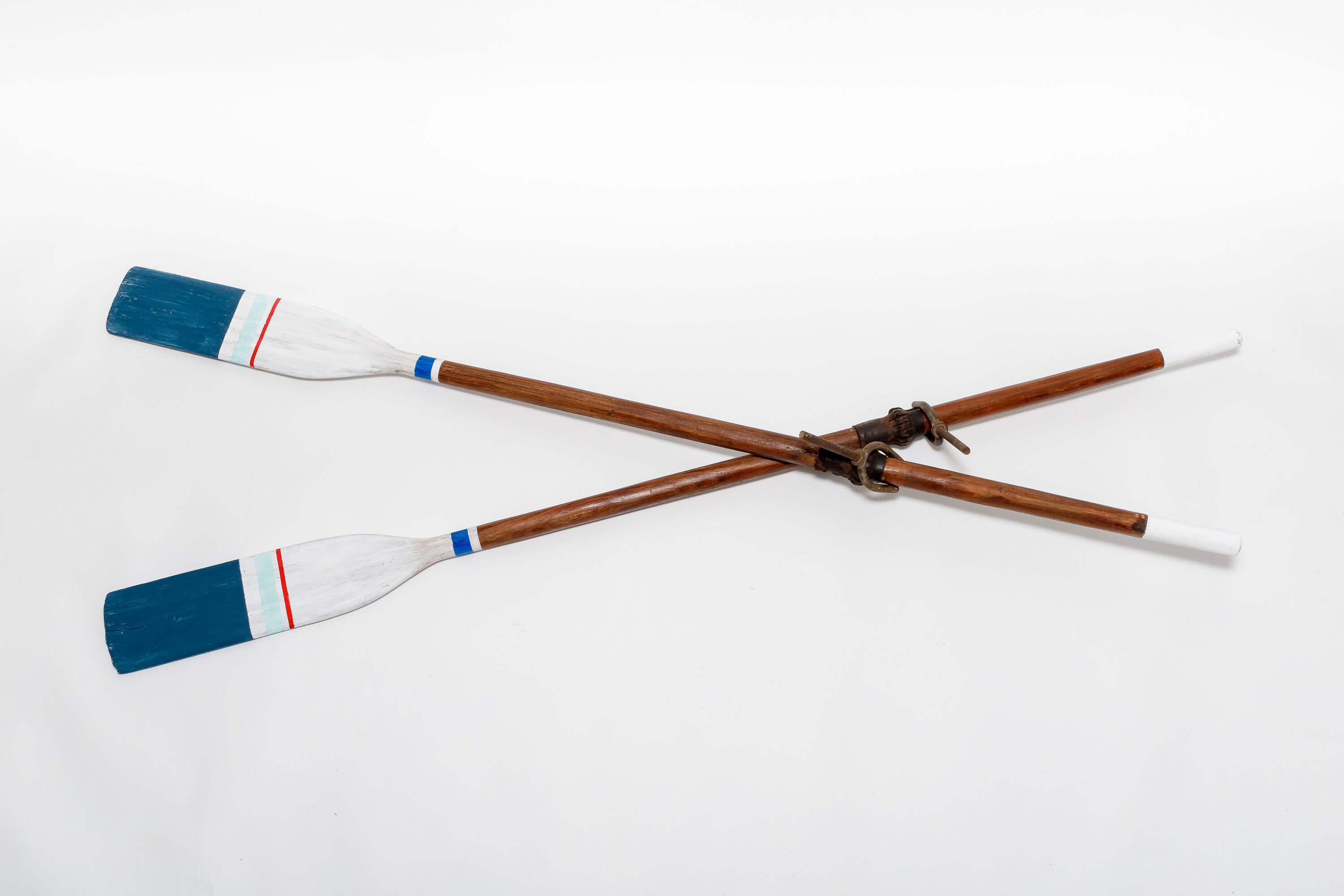 Pagaia Decorativa In Legno 40 Cm - Tema Marino Con Conchiglie, Per Parete