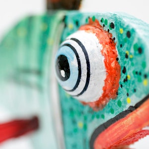 Hand-Painted Wooden Fish Sculpture – Colorful Nautical Decor, Coastal Wall Art, Ocean-Inspired Gift, Fishermen Gift