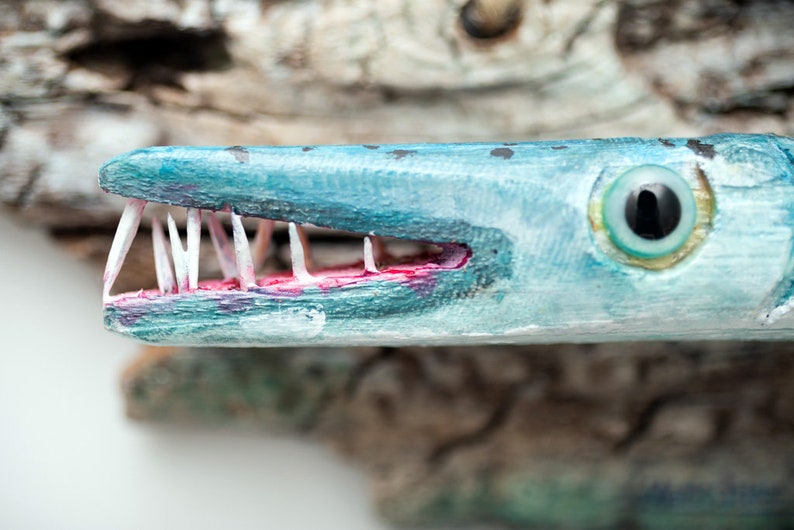 Wooden Fish Wall Art for Coastal Decor Recycled Wooden Fish Etsy