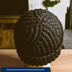Crochet Ribbed Brioche Beanie Pattern: Beginner Friendly (PDF Pattern)