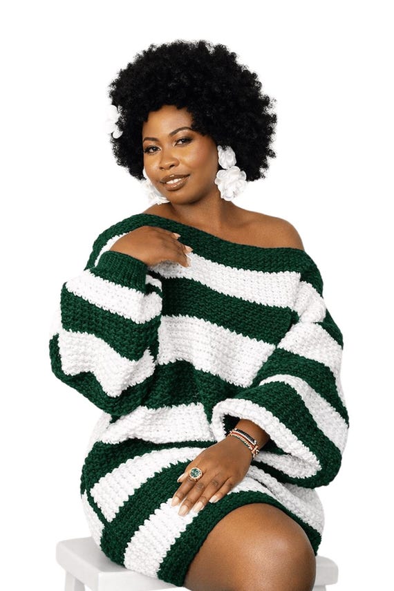 Crochet Sweater Dress Pattern