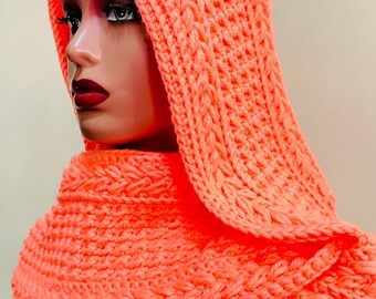 The Wheatfield Hooded Scarf