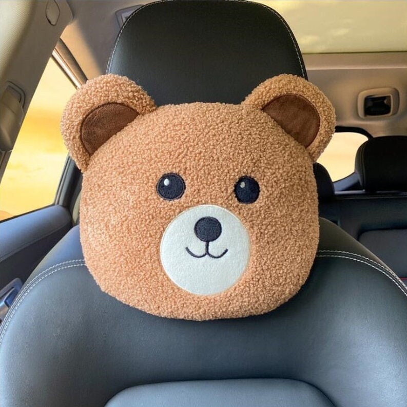 Seersucker Pillow, Car Seat Cushion Pattern, Cute Car Accessories