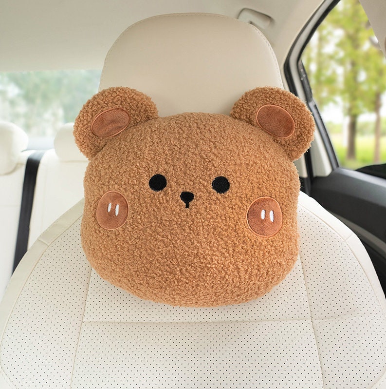 Cute Cartoon Stitch Car Accessories Car Headrest, Neckrest Cushion -   Canada