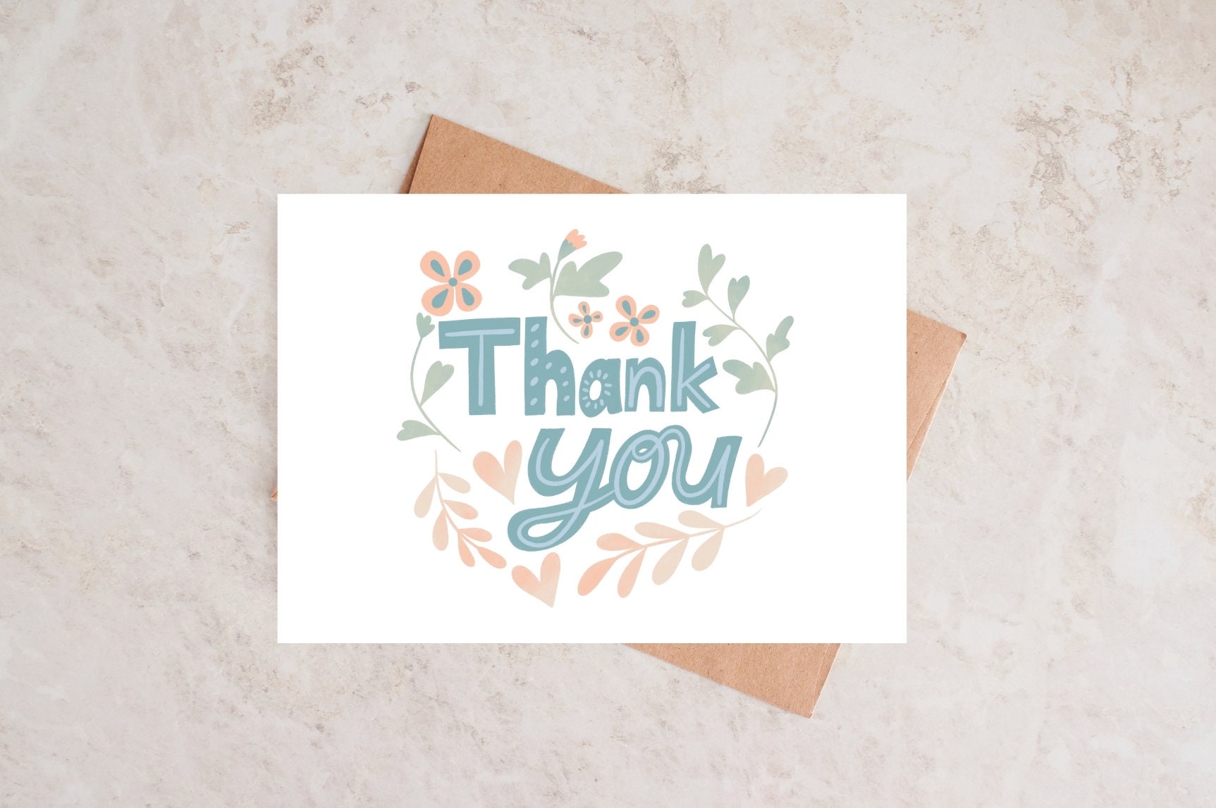Printable Thank You Card Designs of 3 (instant Download) - Make Every ...