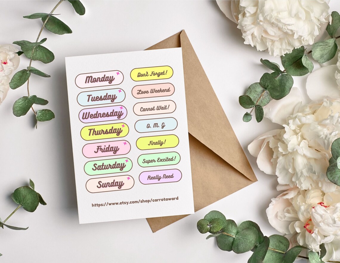 Lemon Candy Digital Sticker Pack, PNG / PDF / Transparent Background ...