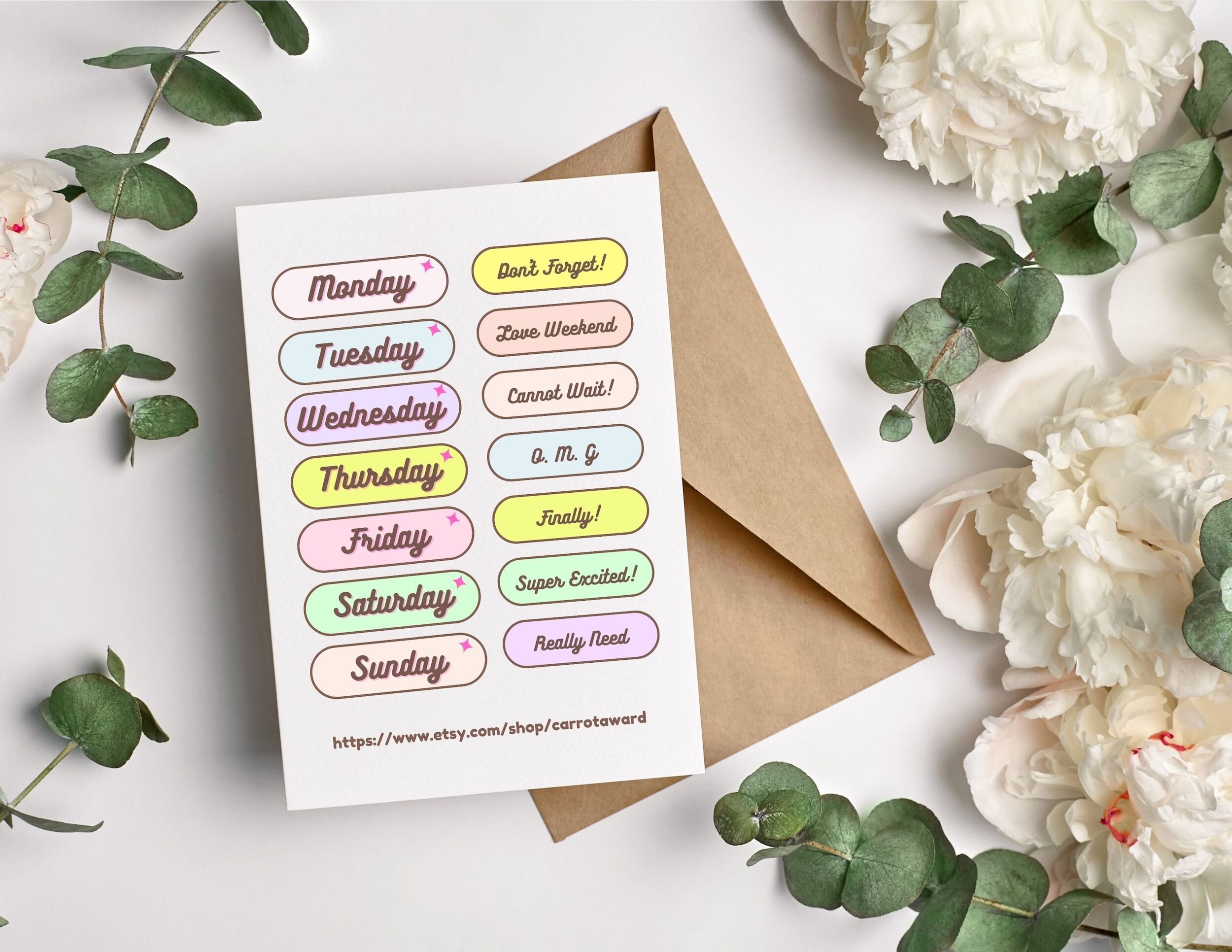 Lemon Candy Digital Sticker Pack, PNG / PDF / Transparent Background ...