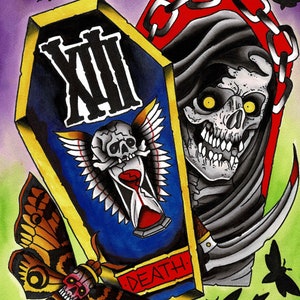 Tod Tarot Karte/Tattoo Tarot