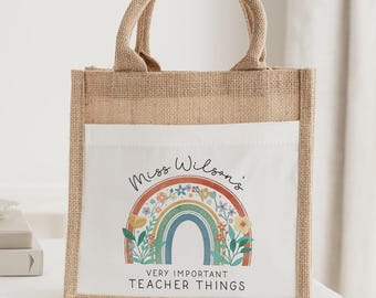 Teacher Gift | Teacher Bag | Teacher Tote Bag | Thank You Teacher | Teaching Assistant Gift | Teacher Lunch Bag | Teacher Graduation Gift