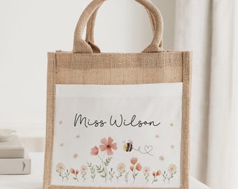 Teacher Gift | Teacher Bag | End of School Year Gift | Thank You Teacher | Teaching Assistant Gift | Nursery Gift | Teacher Graduation Gift