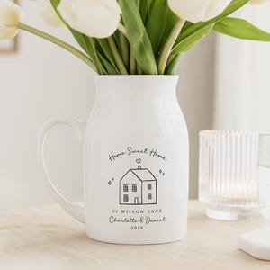 New Home Gift | First Home Gift | New Home Vase | Our New Home Vase | My New Home Keepsake Vase | New House Gift for Couple