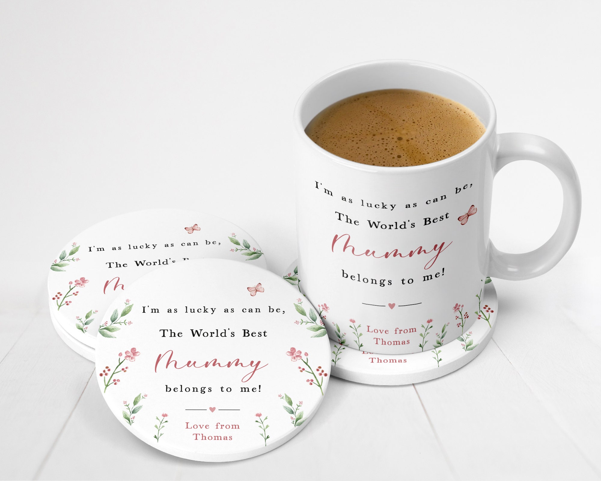 Grandma Mug With Lid And Coaster, Best Grandma In The World Coffee Mug, Gift For Grandmother For Birthday, Mother's Day, Christmas (for Grandma
