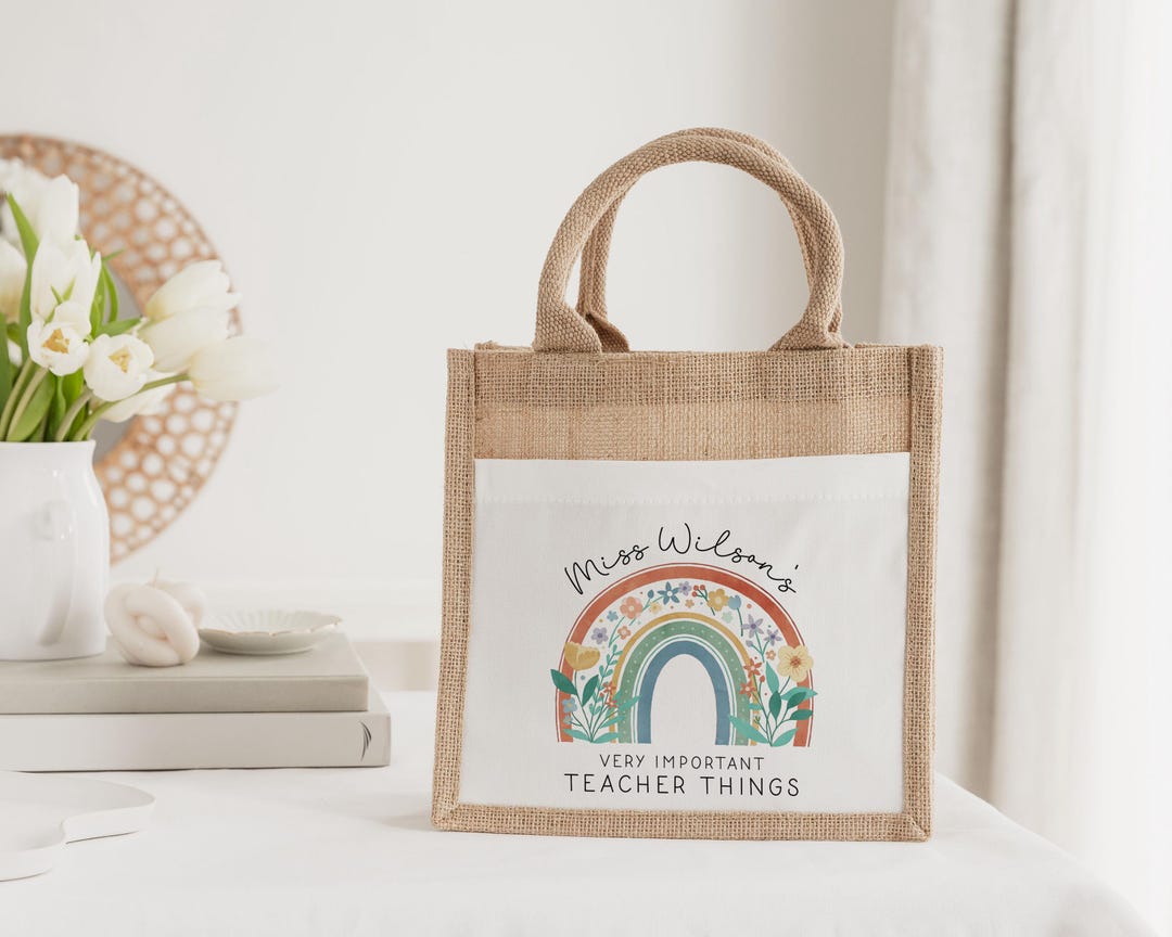 Teacher Gift | Teacher Bag | Teacher Tote Bag | Thank You Teacher ...