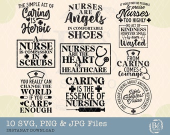Nurse Svg bundle, Lettering Svg, Nurse Quotes svg, Doctor svg, Stethoscope svg, Nurse life svg, Medical svg, Nursing svg, Nursing design svg