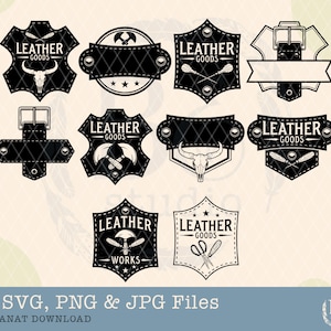 Leather Works svg Bundle, Crafting Svg, Handmade Svg, Crafter svg, Leather svg, Sewing svg, Leather tools svg, Crafters svg, Leather Goods