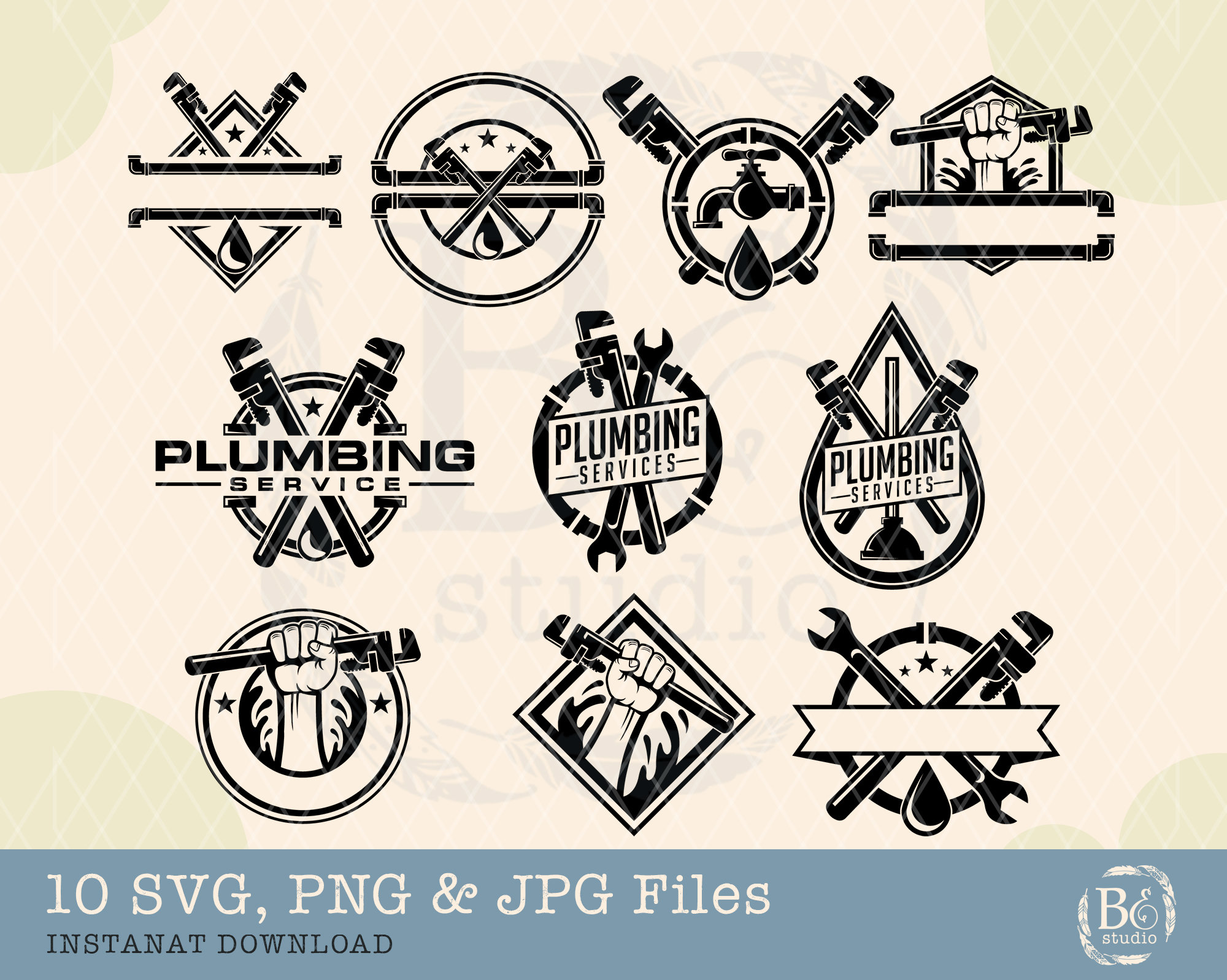 Make a Splash with These 35 Plumbing Logos