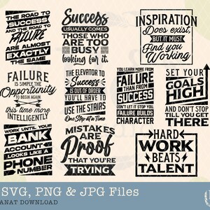 Motivational Quote Svg Bundle, Inspirational Quote Svg, Positive Words svg, Encouraging Svg, Saying svg, Quotes svg, Hand Lettering svg, png