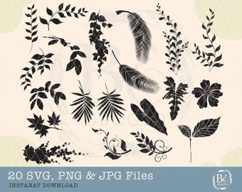 Leaves svg bundle, Leaves svg, Greenery svg, Leaf border svg, Leaves divider svg, leaf svg, Leaf vector, Leaves clipart, Leaf design, Png