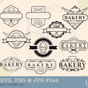Pacote Svg de cozimento para cricut, Camisa de cozimento, Pastelaria Svg, Baking Svg, pacote svg, padeiro svg, pacote de padaria svg, sinais de cozimento svg, assar svg png