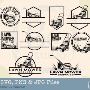 Lawn Mower Svg Bundle, Mower svg, Gardener Svg, Lawn Mower Service svg, Gardening Clipart, Grass Svg, Tools svg, Lawn Mower Clipart, Svg png