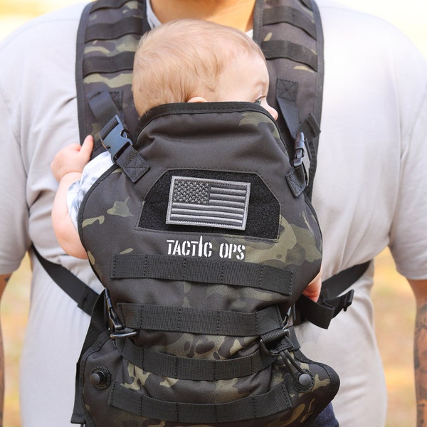 Tactic Military Baby Toddler Carrier Sling - (Black Camo)