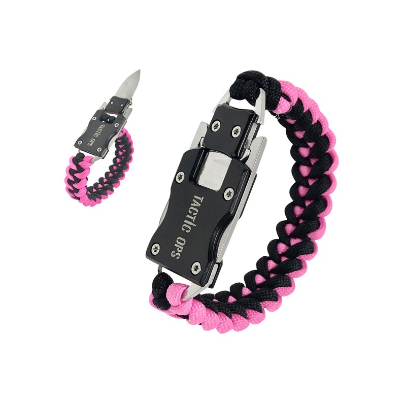 Paracord Tactical Knife Bracelet Survival Gear EDC Etsy