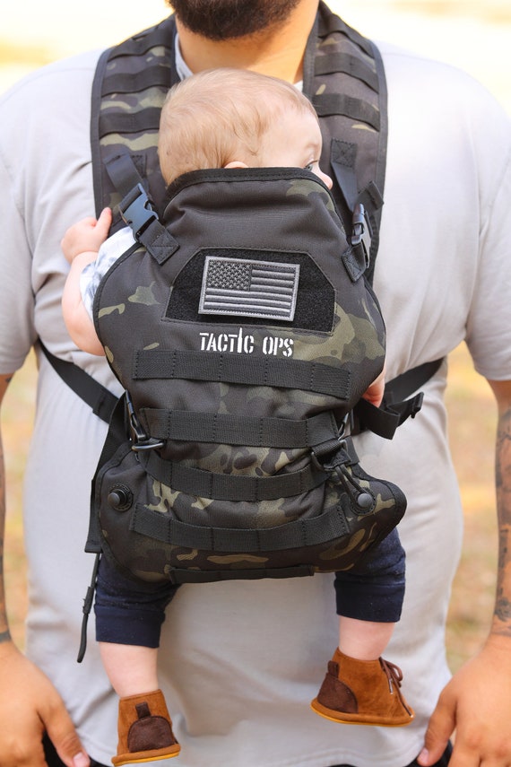 Baby Carrier Military Style Toddler Infant Sling Handsfree black Camo Etsy