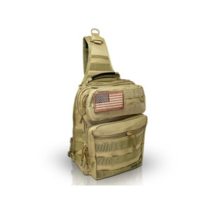 Tactical Sling Bag by Tactic Ops (Beige)