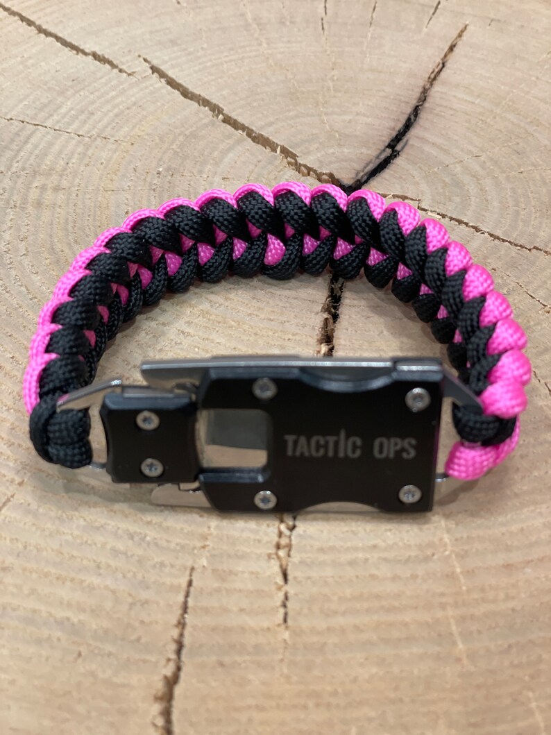 Paracord Tactical Knife Bracelet Survival Gear EDC Etsy