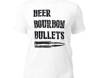 T-shirt Bière Bourbon Bullets