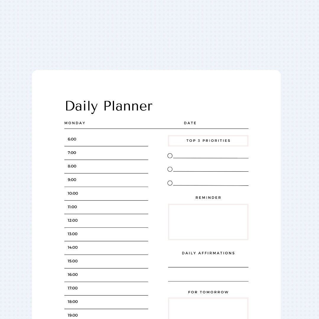 Printable to Do List | Daily, Monday to Friday To-do Pdf Planner Checklist | A4, A5 and Us ...