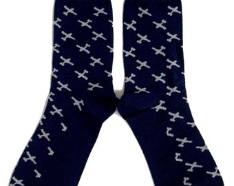 Mens spitfire fighter world war ii plane socks & handmade soy wax melts fragrance of choice free p+p uk eco packaging