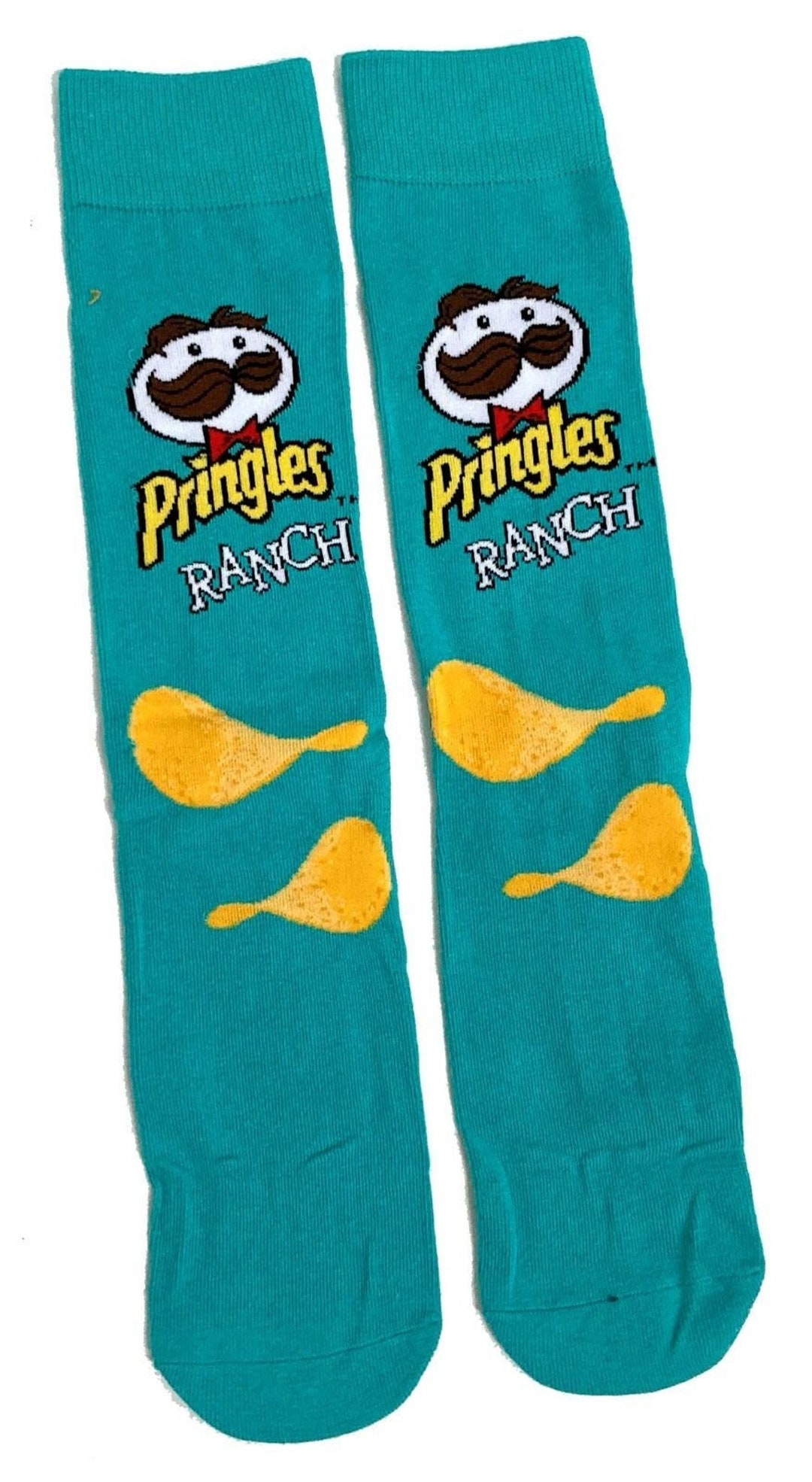 Mens Pringles Ranch Blue Snack Advert Socks & Handmade Soy Wax Etsy