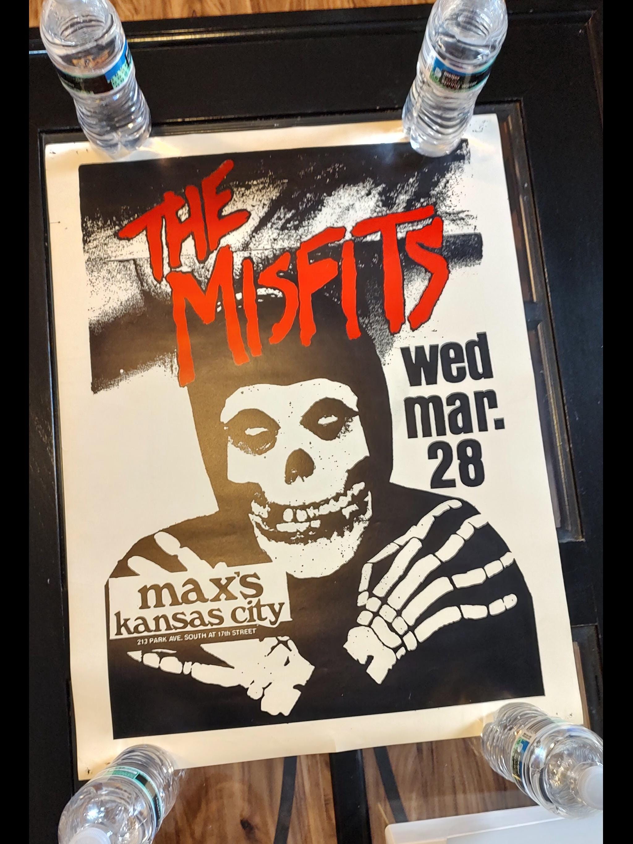 Misfits Max's Kansas City Vintage Poster 80's - Etsy