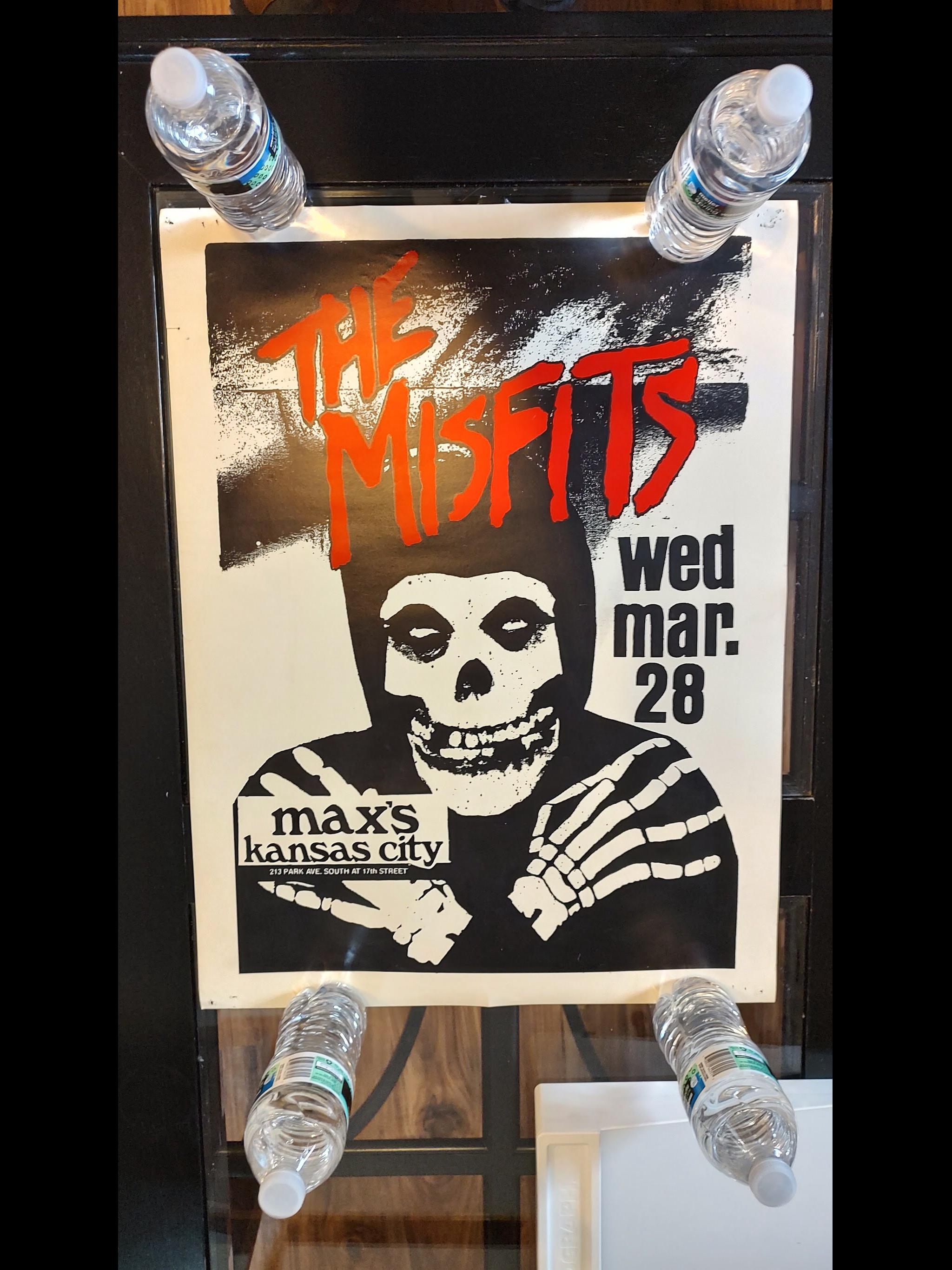 Misfits Max's Kansas City Vintage Poster 80's - Etsy
