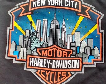 Nyc Harley Davidson Skyline Liberty Patch. – Harley Davidson Of Nyc