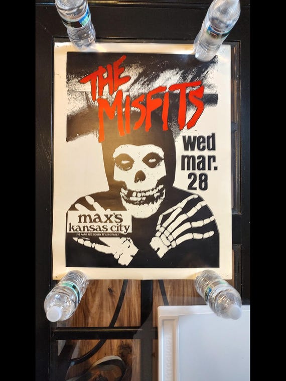 Misfits Max's Kansas City Vintage Poster 80's - Etsy