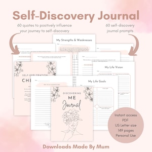 Zelfreflectie Journal, Persoonlijke Groei Journal, Zelfontdekking, Mindfulness Journal, Zelfliefde Journal, Journal Prompts, Zelfbewustzijn