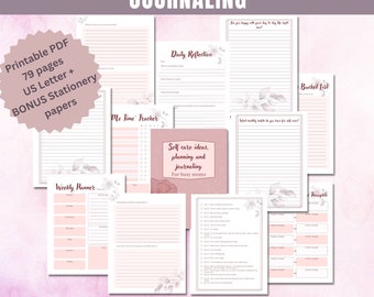 Self Care Printable, Self Love Planner, Self Care Checklist, Self Love Journal, Self Care Tracker, Wellness Planner, Selfcare Workbook