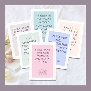 Affirmation Cards for Mom, Motivational Cards, Mom Affirmations, Daily Affirmation, New Mom Gift Ideas, Printable Affirmation Cards image 2