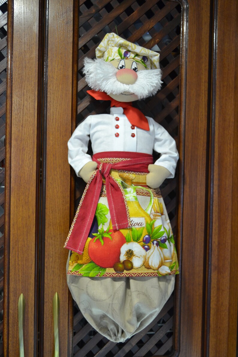 Kitchen Oliver Bag Holder Doll Dining Room Decor Grocery Plastic Bag