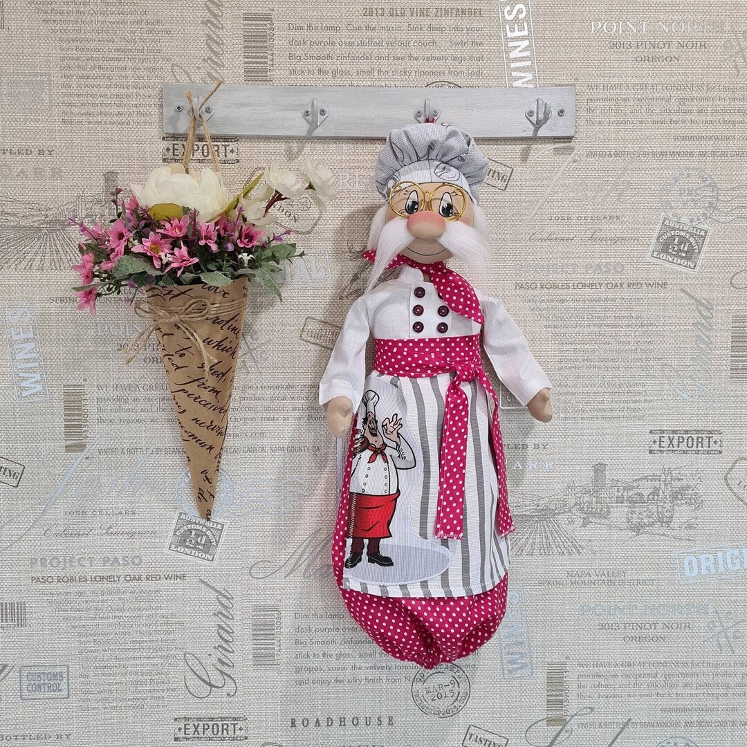 Kitchen Chef garson Bag Holder Doll Dining Room Etsy