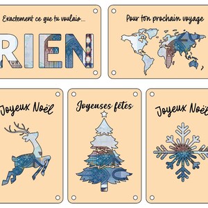 Carte en bois découpée au laser - Offrir de l'argent de manière originale - Cadeau d'anniversaire & Noël image 8