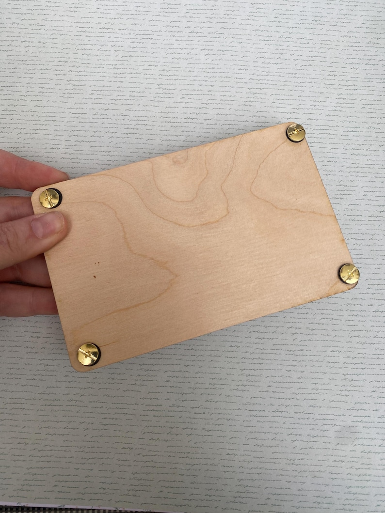 Carte en bois découpée au laser - Offrir de l'argent de manière originale - Cadeau d'anniversaire & Noël image 5